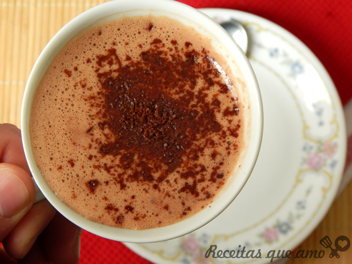 Chocolate quente cremoso