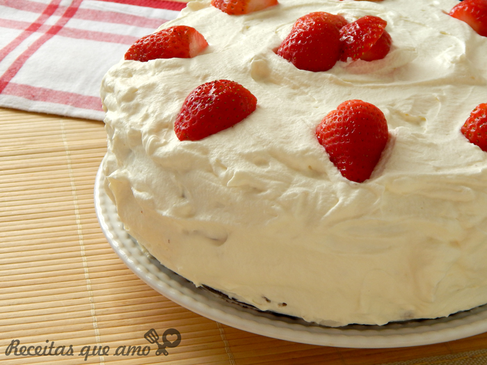 Bolo de morango