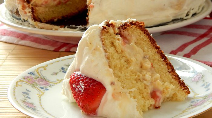 Bolo de morango