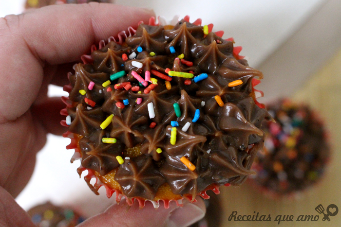 Cupcake de cenoura