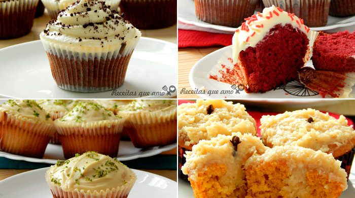 12 receitas de cupcakes