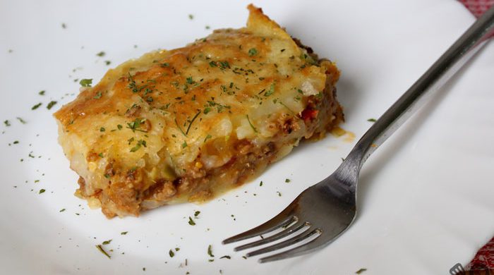 Escondidinho de carne