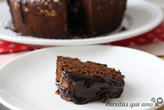 Bolo de chocolate sem glúten