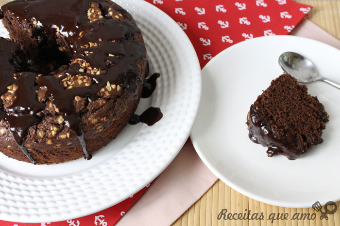 Bolo de chocolate sem glúten