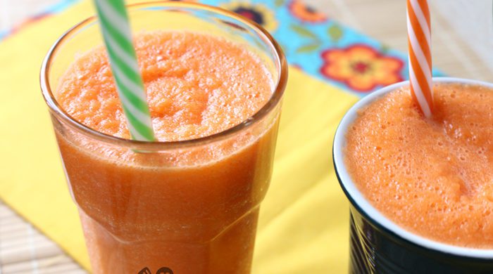 Suco detox de cenoura