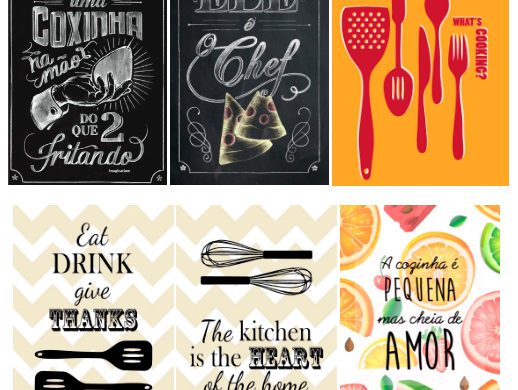 9 posters para decorar a sua cozinha