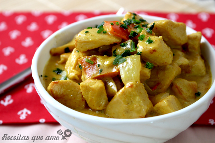 Frango ao curry