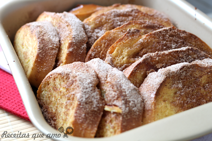 Rabanada de forno