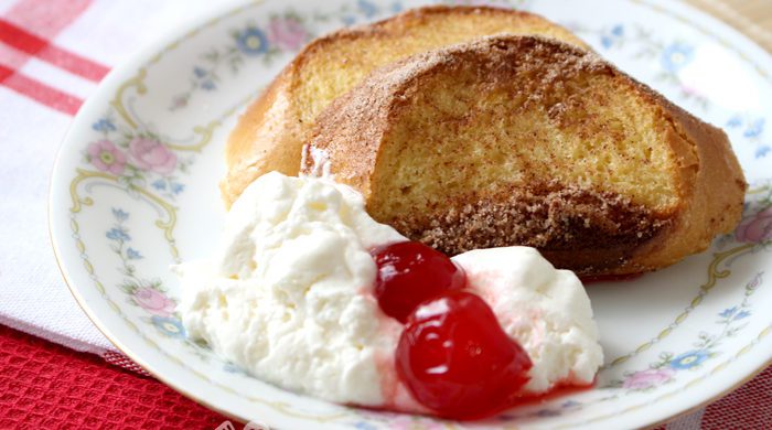 Rabanada de forno