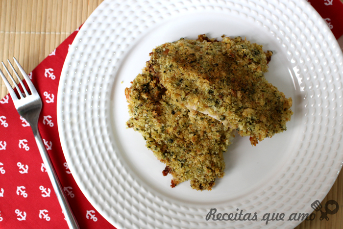 Receita de peixe com crosta crocante