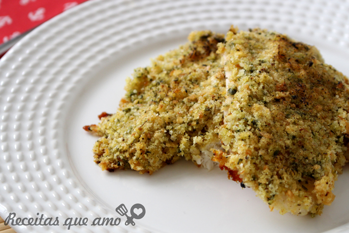Receita de peixe com crosta crocante