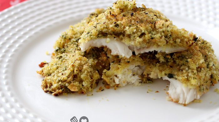 Receita de peixe com crosta crocante