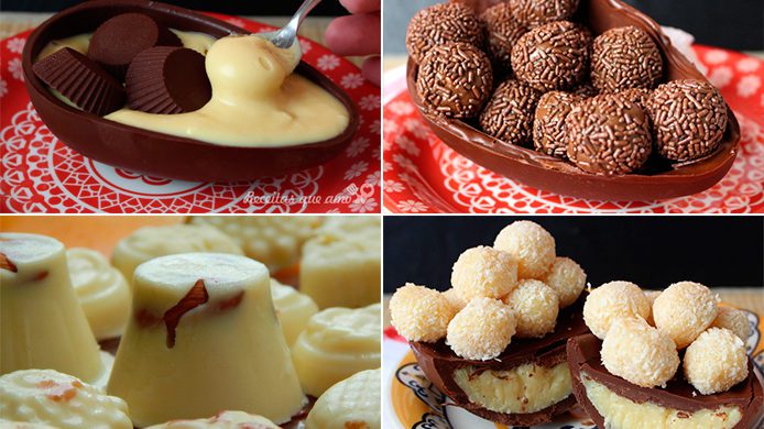 Receitas para a Páscoa - Ovos, bombons e muito chocolate