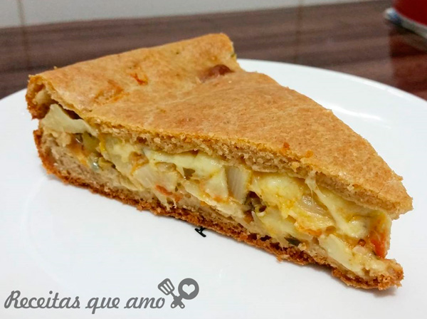 Torta integral de palmito