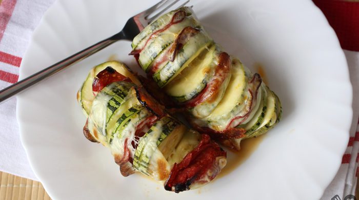Como fazer abobrinha Hasselback
