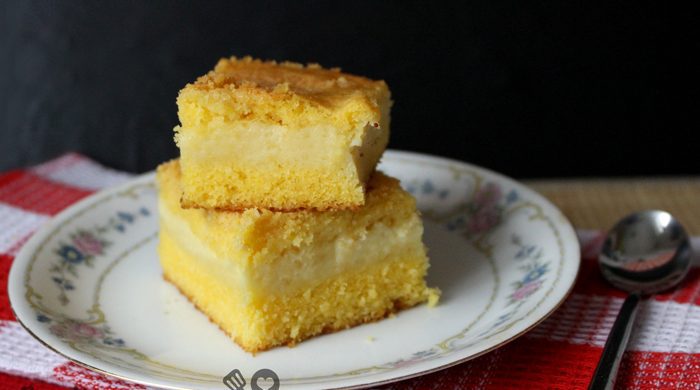 Bolo de fubá cremoso
