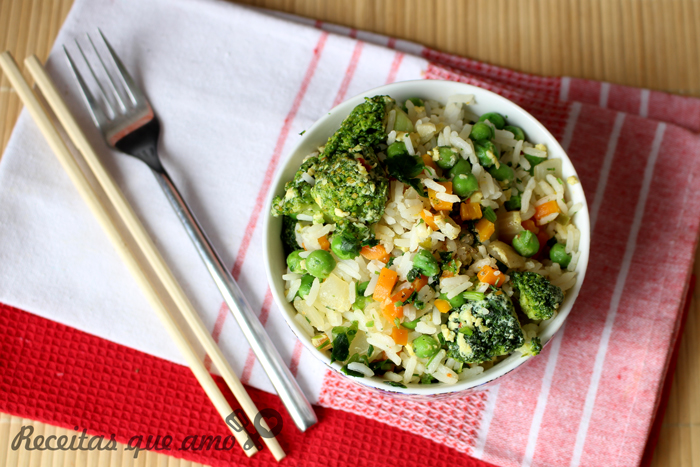 Arroz com legumes