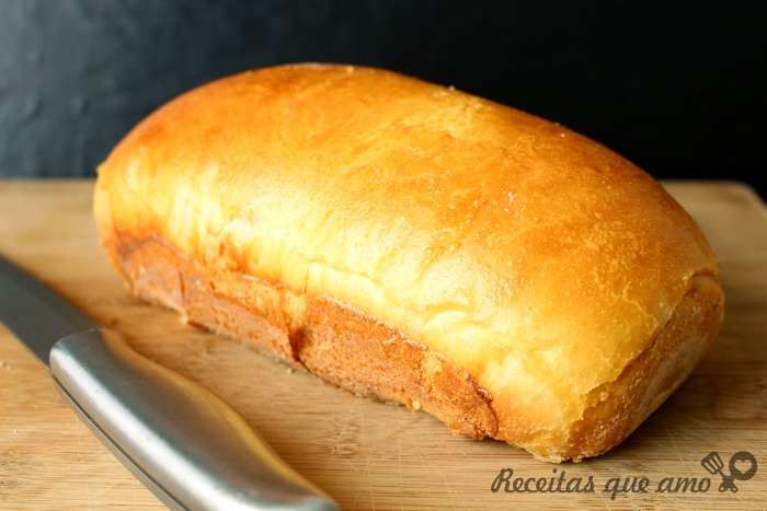 Pão caseiro fofinho e gostoso