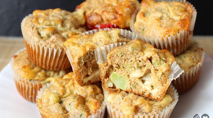 Muffin salgado vegetariano