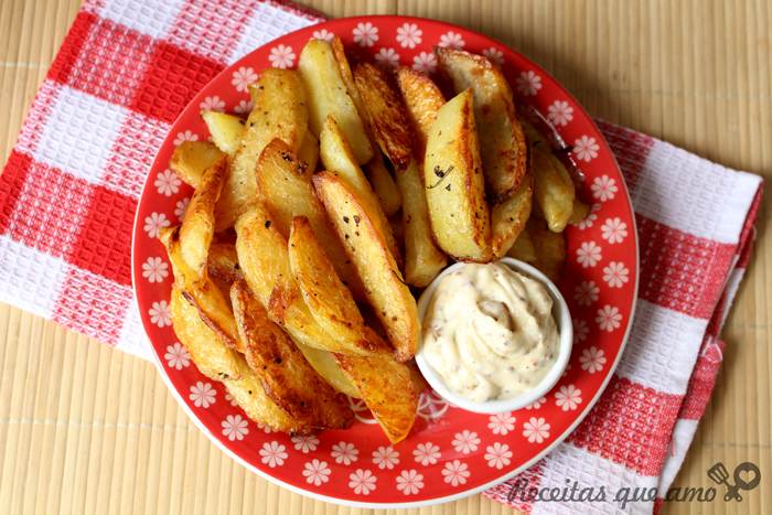 Batata de forno crocante Batata de forno crocante