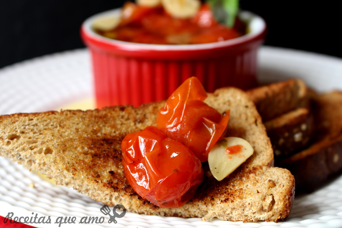 Tomate confitado fácil