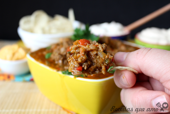 Chilli com carne mexicano Chilli com carne mexicano