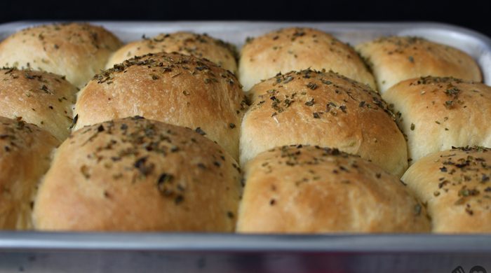 Pão sem cebola com queijo