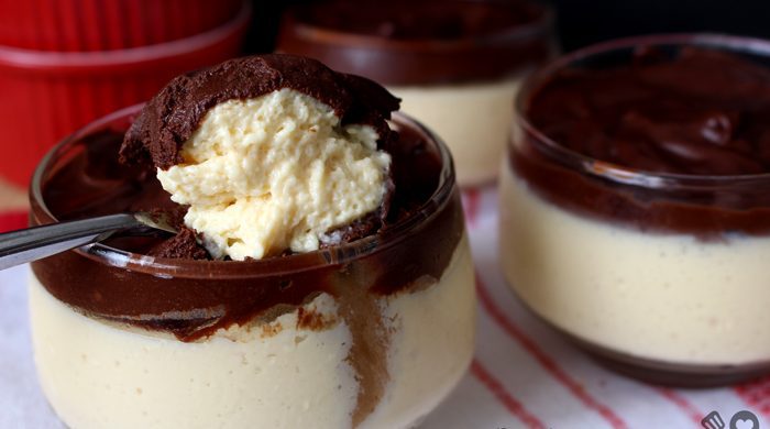 Mousse de maracujá trufada