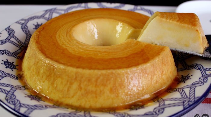Pudim sem forno e sem ovos