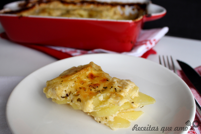 Batata gratinada