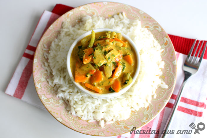 Curry de vegetais