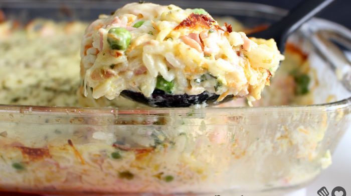 Arroz de forno cremoso