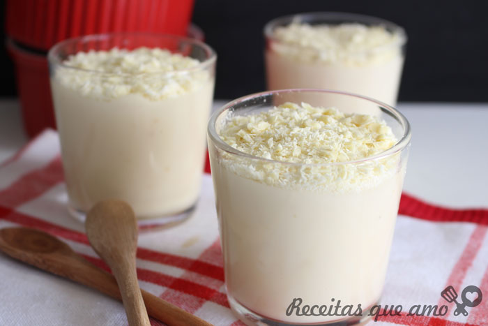 Danette branco caseiro Danette branco caseiro