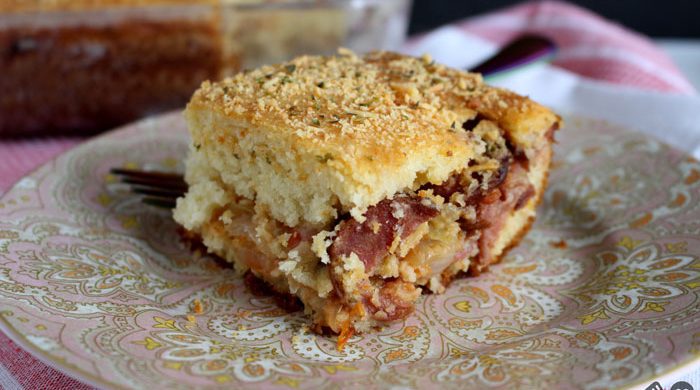 Torta de calabresa de liquidificador