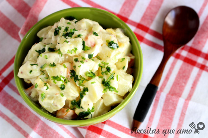 salada de batatas