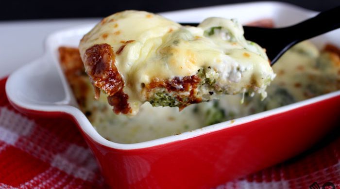 Brócolis gratinado