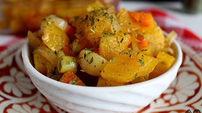 Legumes assados