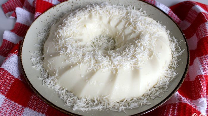 Pudim acetinado