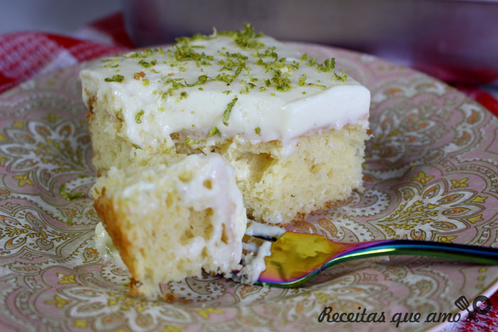 Bolo mousse de limão Bolo mousse de limão
