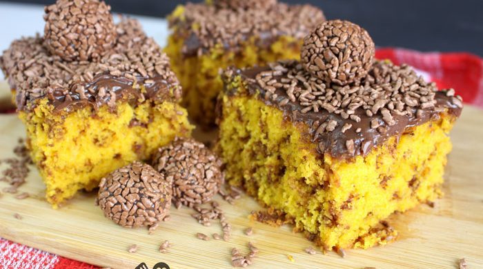 Bolo de cenoura formigueiro