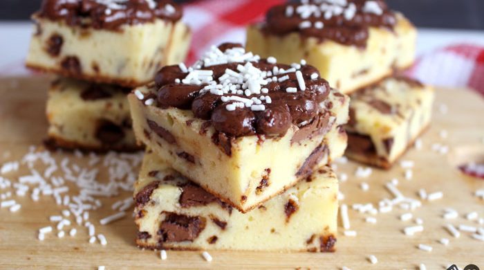 Brownie de leite em pó com chocolate