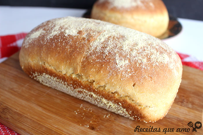 Pão de milho caseiro