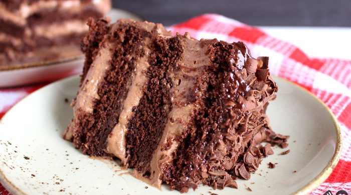 Bolo mousse de chocolate