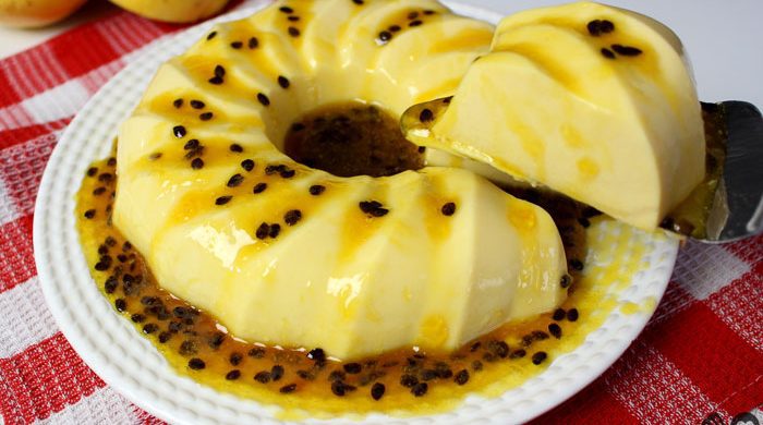 Pudim de maracujá