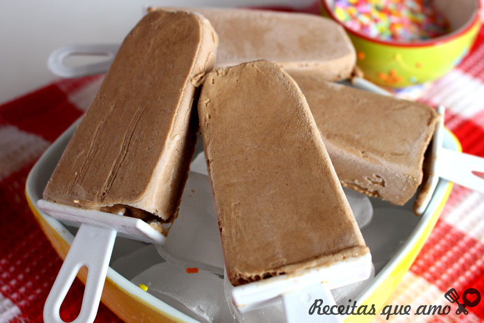 Sorvete Chicabon caseiro Sorvete Chicabon caseiro