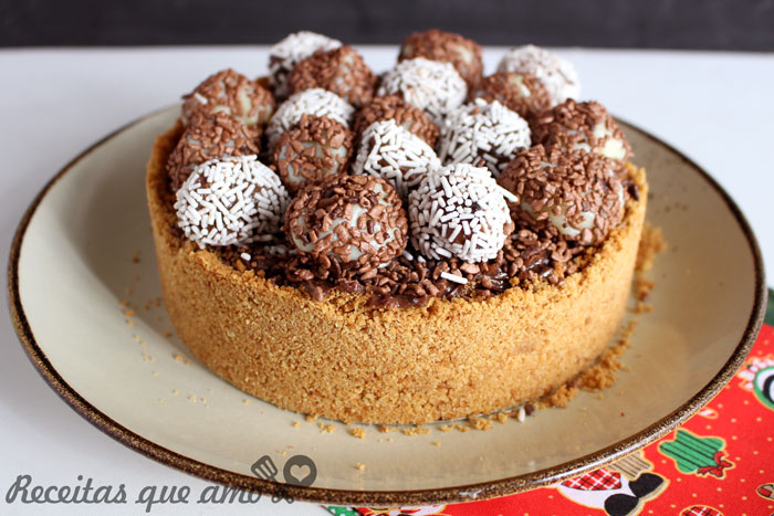 Torta 2 brigadeiros