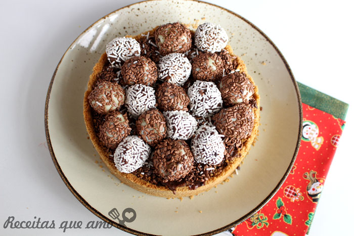 Torta 2 brigadeiros