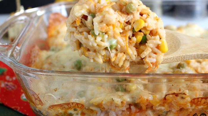 Arroz de forno simples
