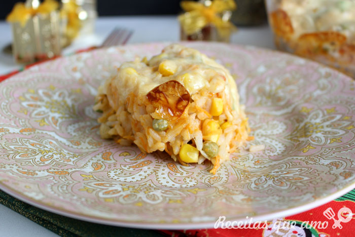 Arroz de forno simples Arroz de forno simples