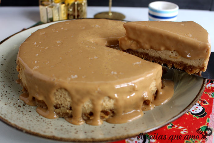 Cheesecake de doce de leite Cheesecake de doce de leite